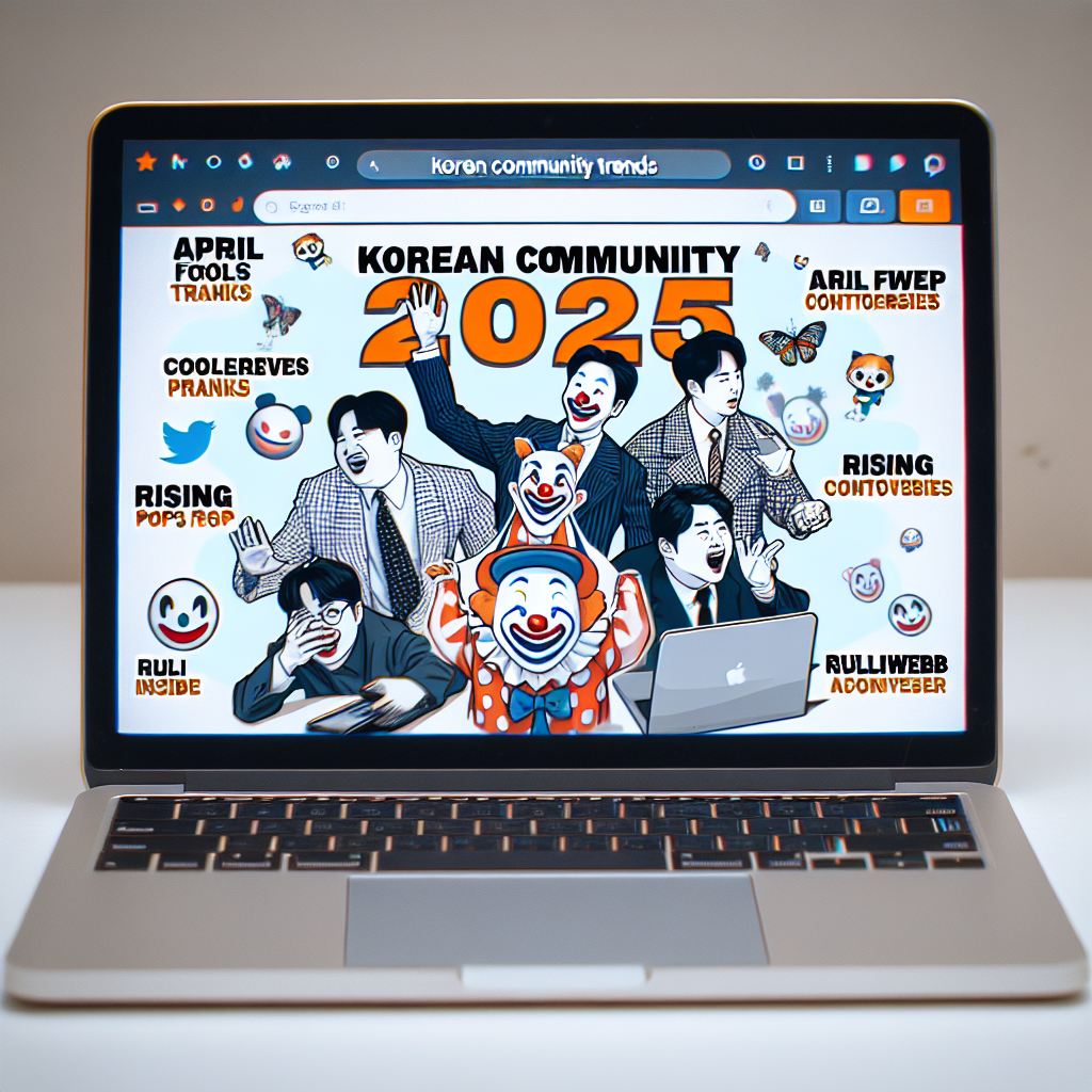 2025년 4월 1일 한국 온라인 커뮤니티 트렌드 분석: 만우절 장난부터 K-pop 스캔들까지