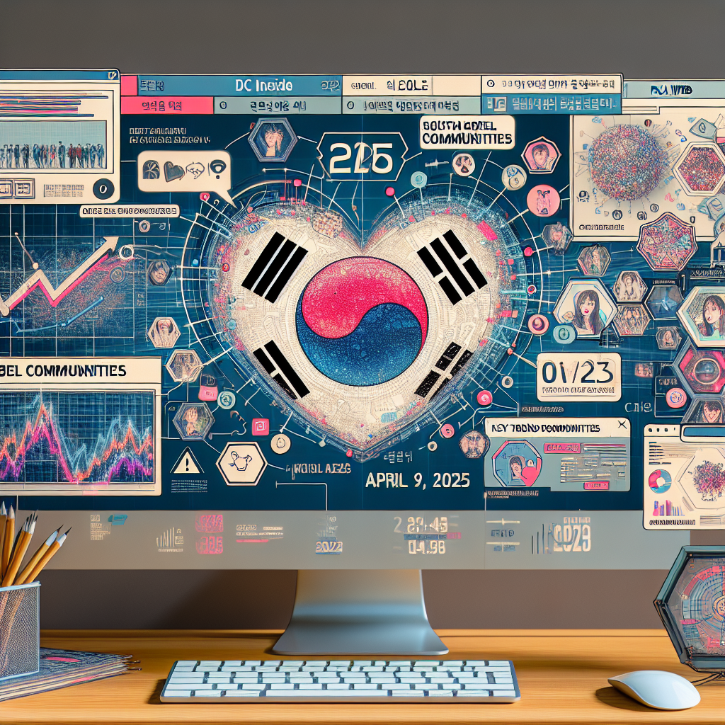 2025년 4월 9일 한국 온라인 커뮤니티 트렌드 분석: 디시인사이드부터 루리웹까지