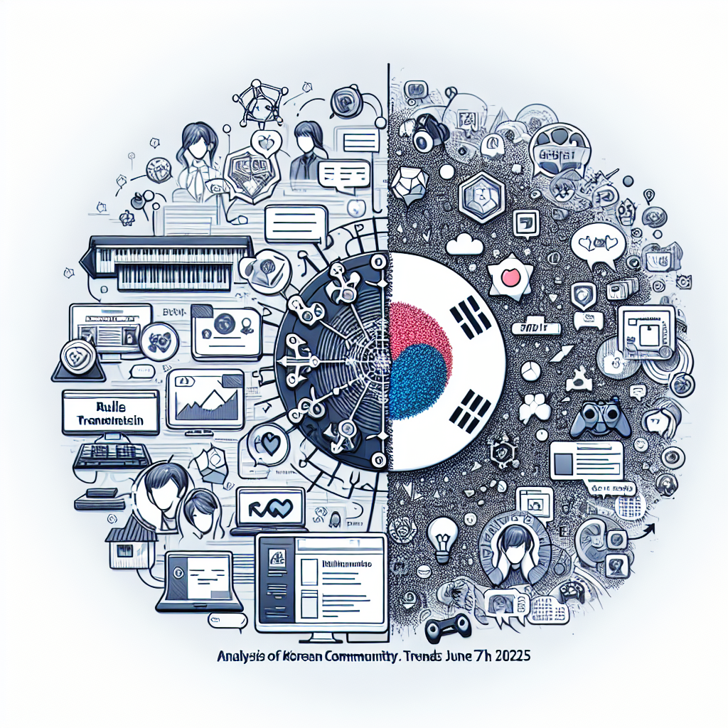 2025년 6월 7일 한국 온라인 커뮤니티 트렌드 분석: 디시인사이드부터 루리웹까지